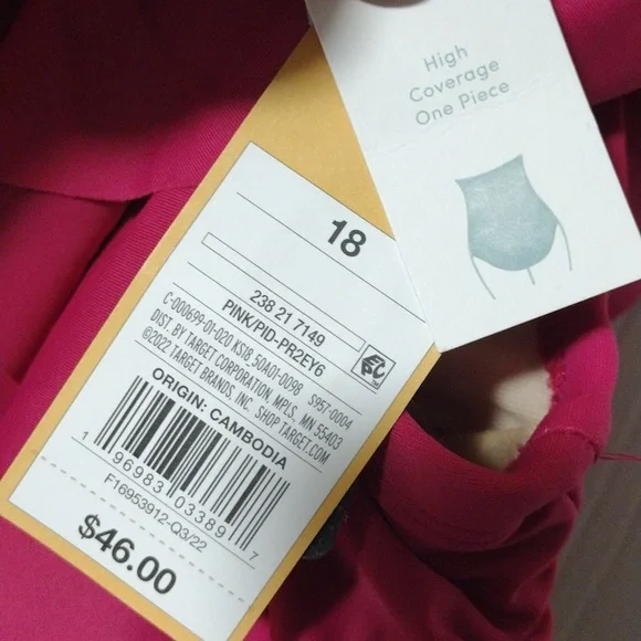 🆕 Kona Sol Hot Pink swimsuit - Picture 4 of 9